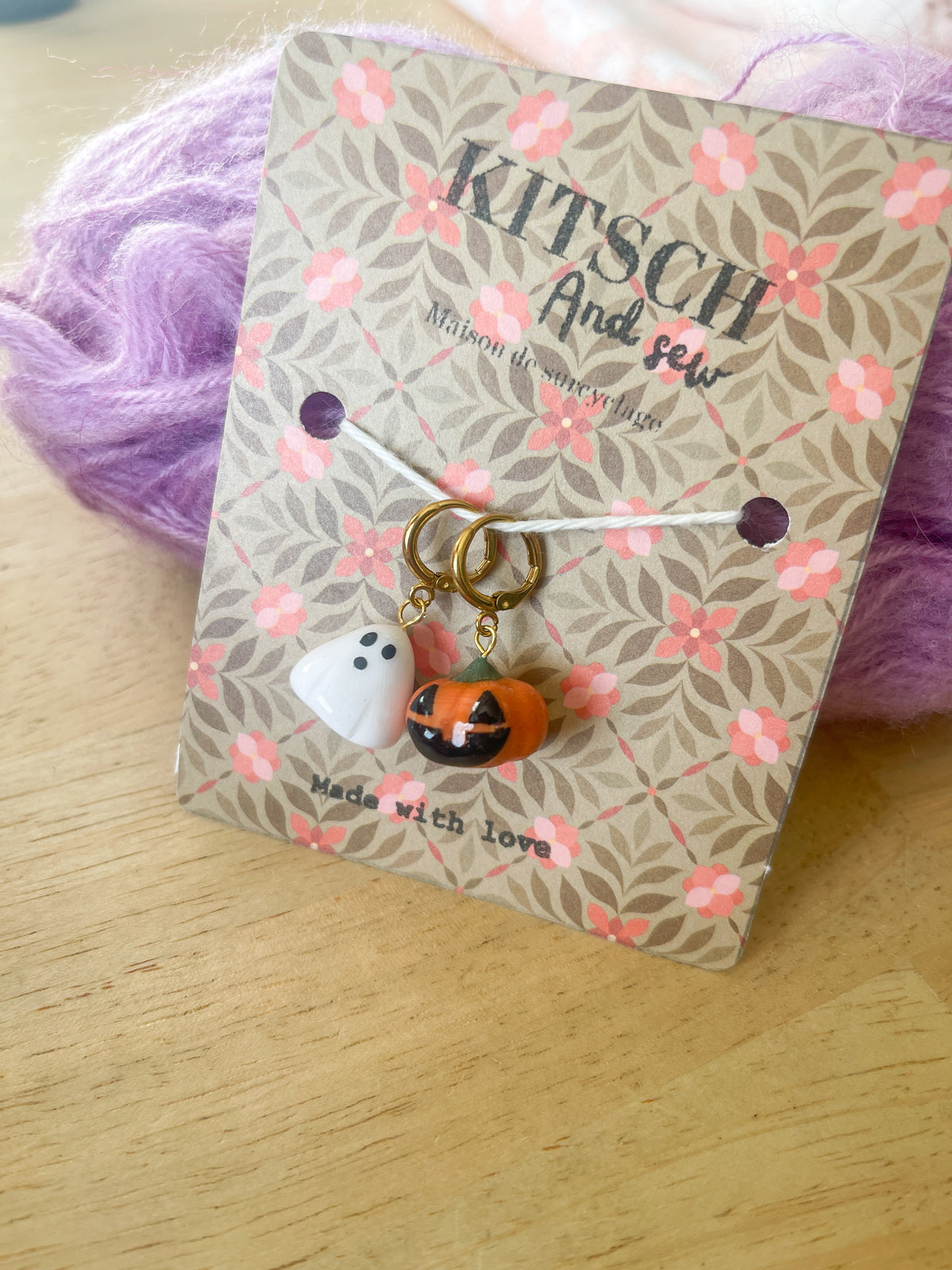 Pack "Halloween" - Lot de 2 marqueurs tricot