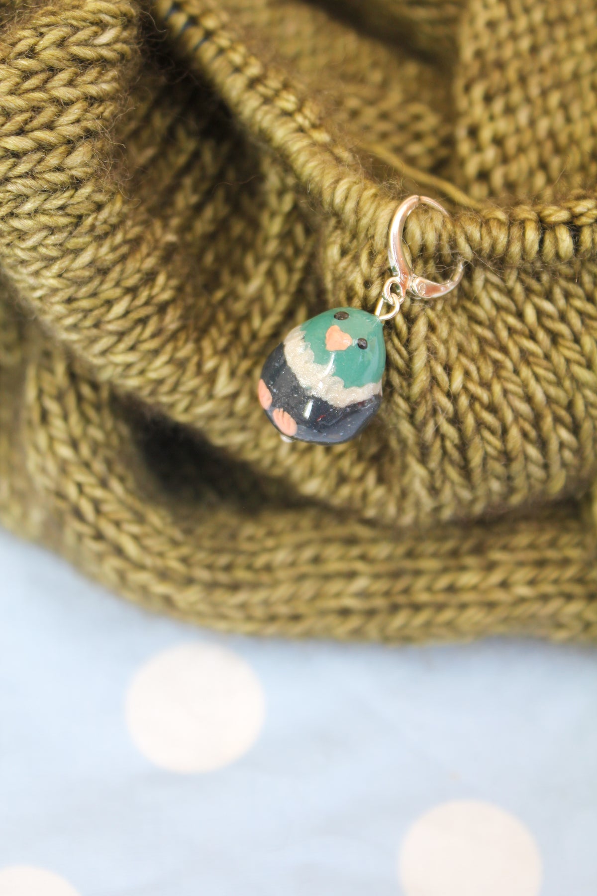 Le pigeon - Marqueur tricot