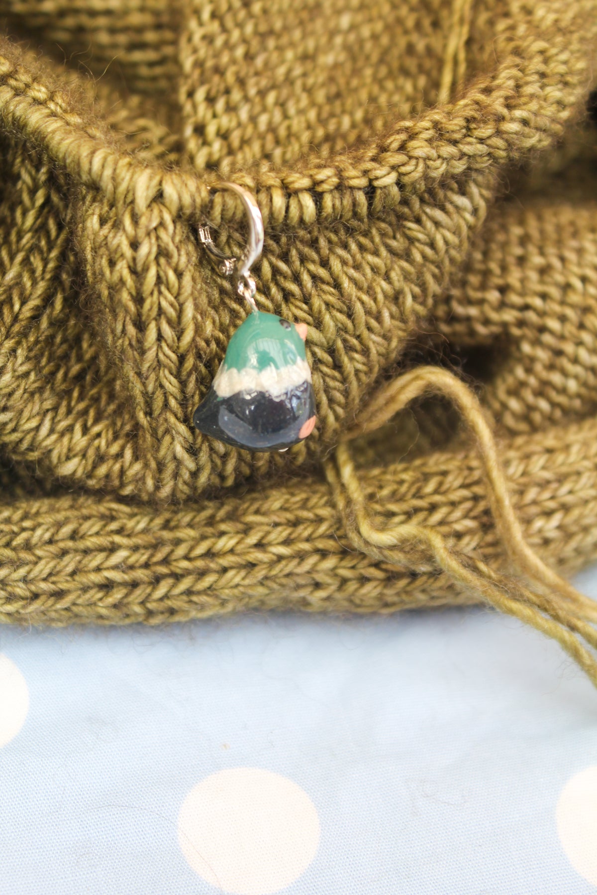 Le pigeon - Marqueur tricot
