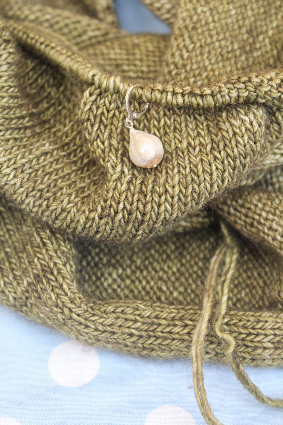 La gousse d'ail - Marqueur tricot