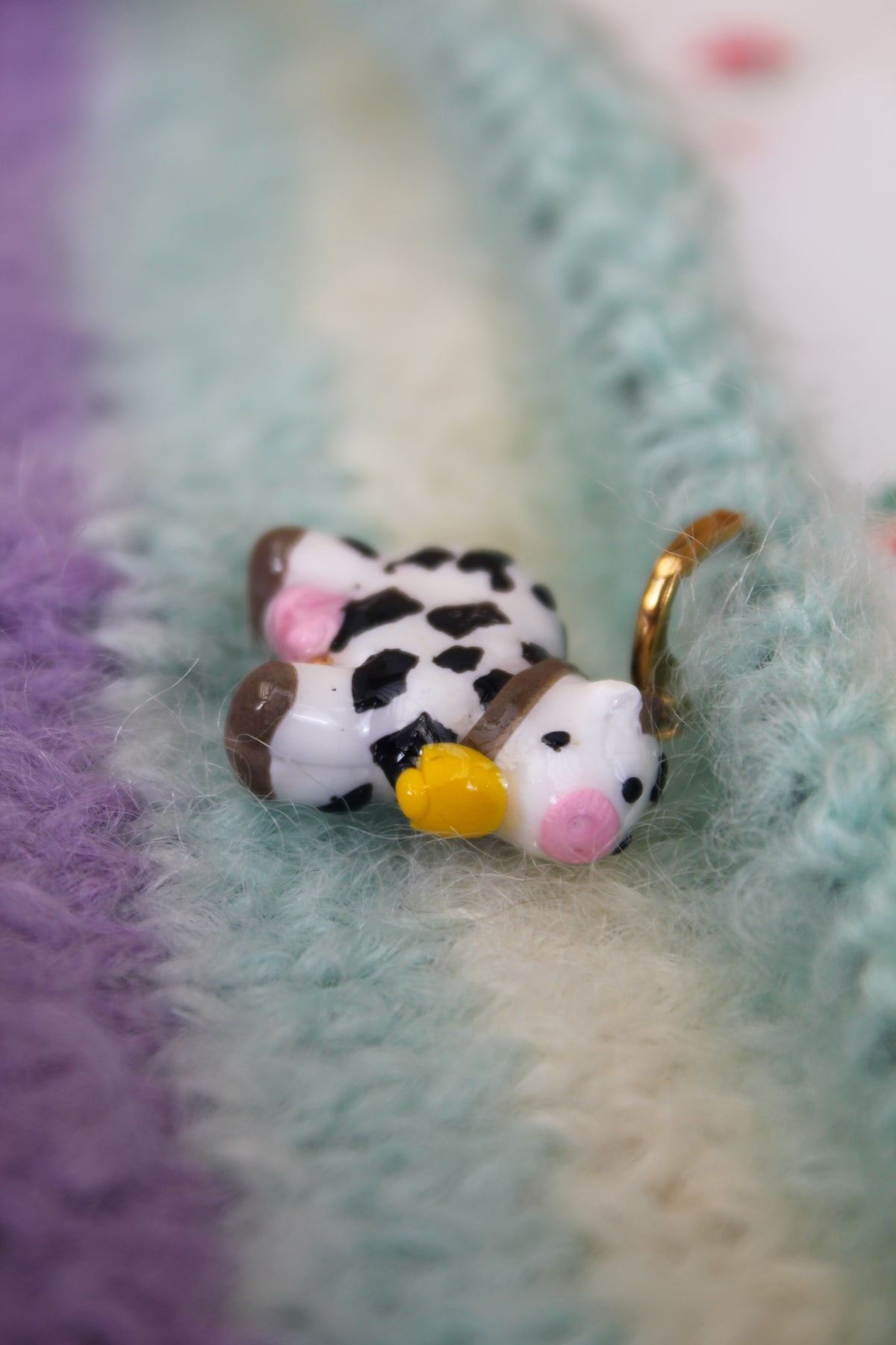 La vache - Marqueur tricot