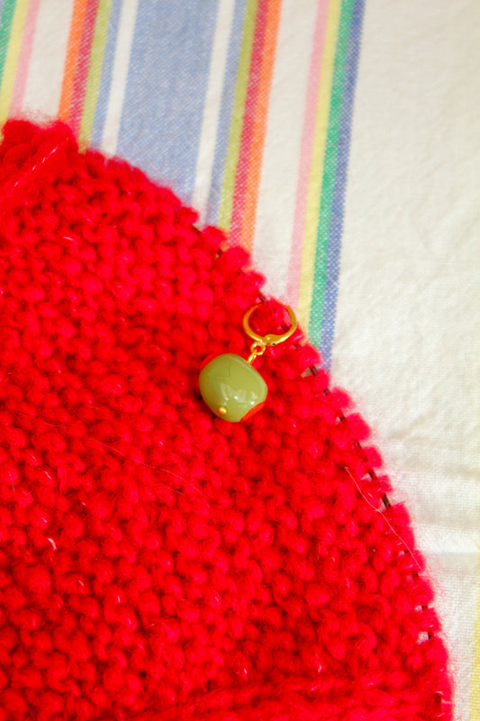 L'olive au poivron - Marqueur tricot