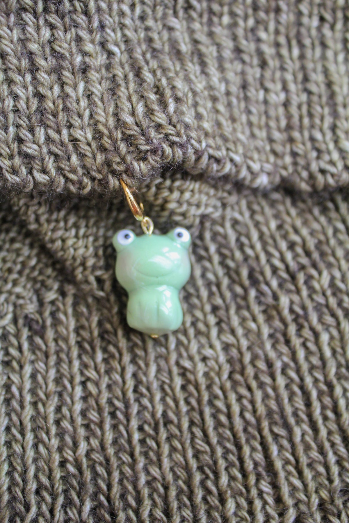 Grenouille - Marqueur tricot