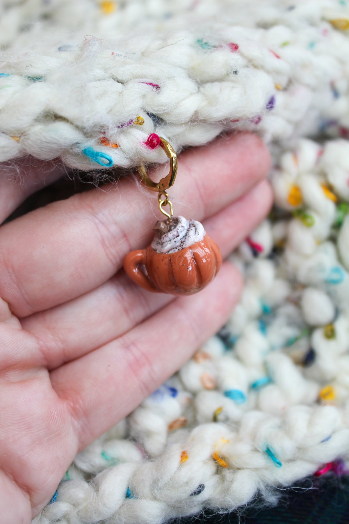 Pumkin latte - Marqueur tricot