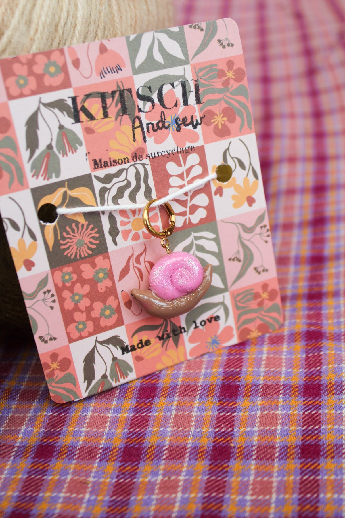 Escargot - Marqueur tricot