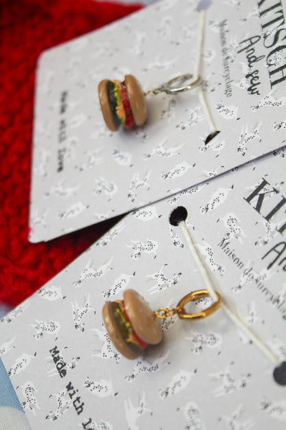 Le burger - Marqueur tricot
