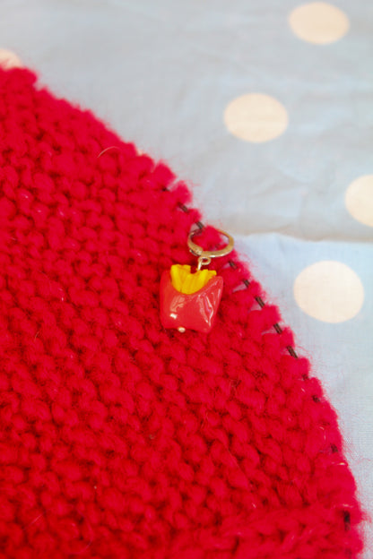 Les frites - Marqueur tricot