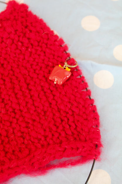 Les frites - Marqueur tricot