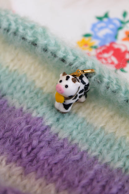 La vache - Marqueur tricot