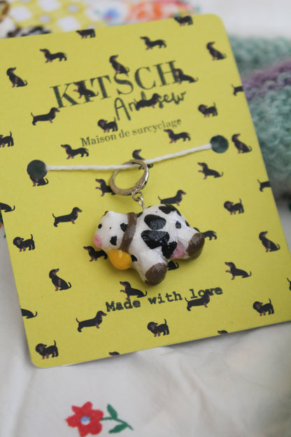 La vache - Marqueur tricot
