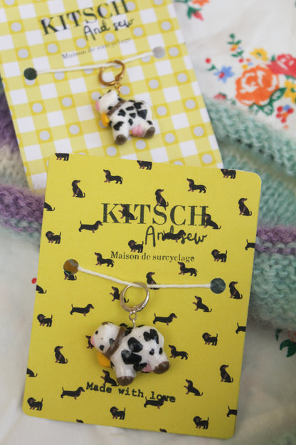La vache - Marqueur tricot
