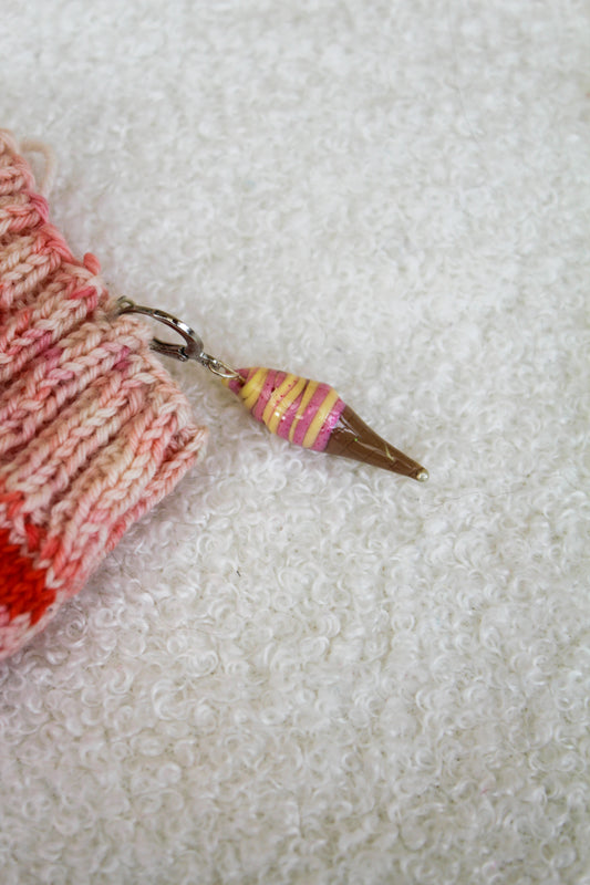 La glace - Marqueur tricot