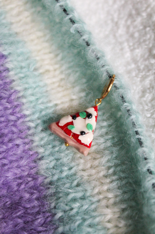 La pizza - Marqueur tricot