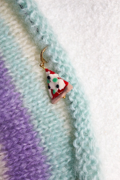 La pizza - Marqueur tricot