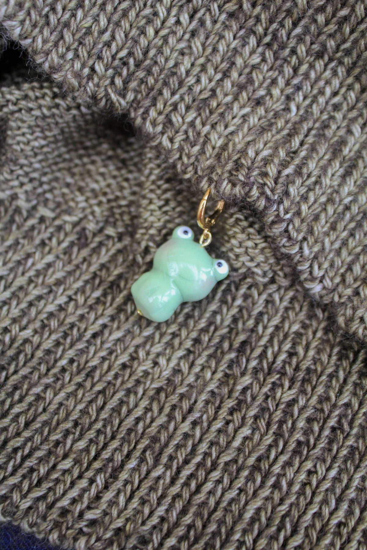Grenouille - Marqueur tricot