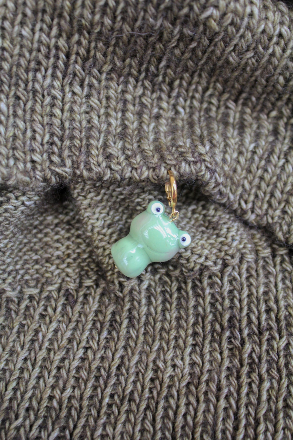 Grenouille - Marqueur tricot