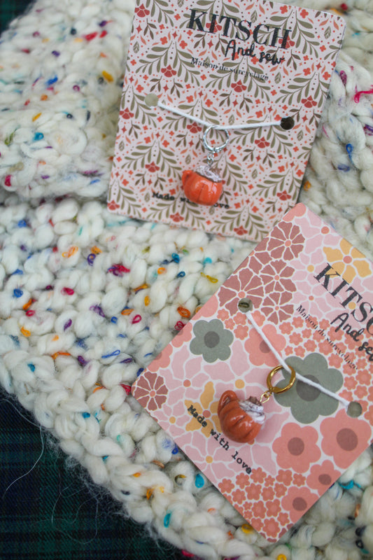 Pumkin latte - Marqueur tricot