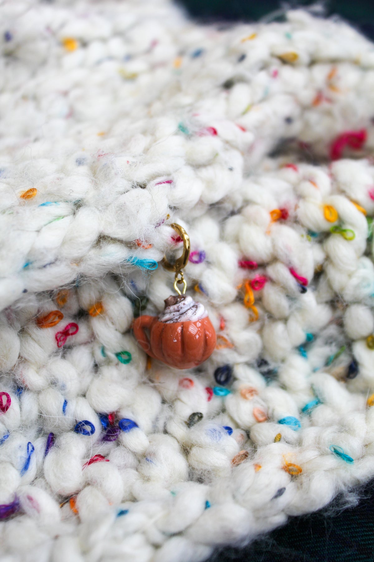 Pumkin latte - Marqueur tricot