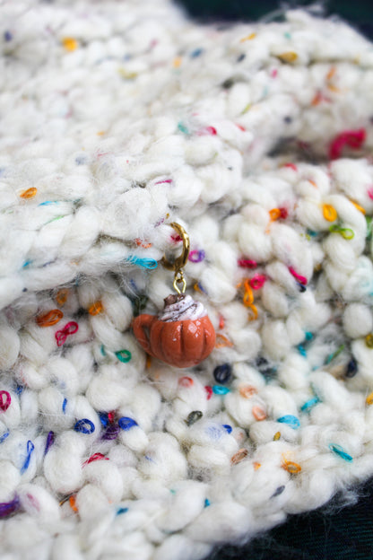 Pumkin latte - Marqueur tricot