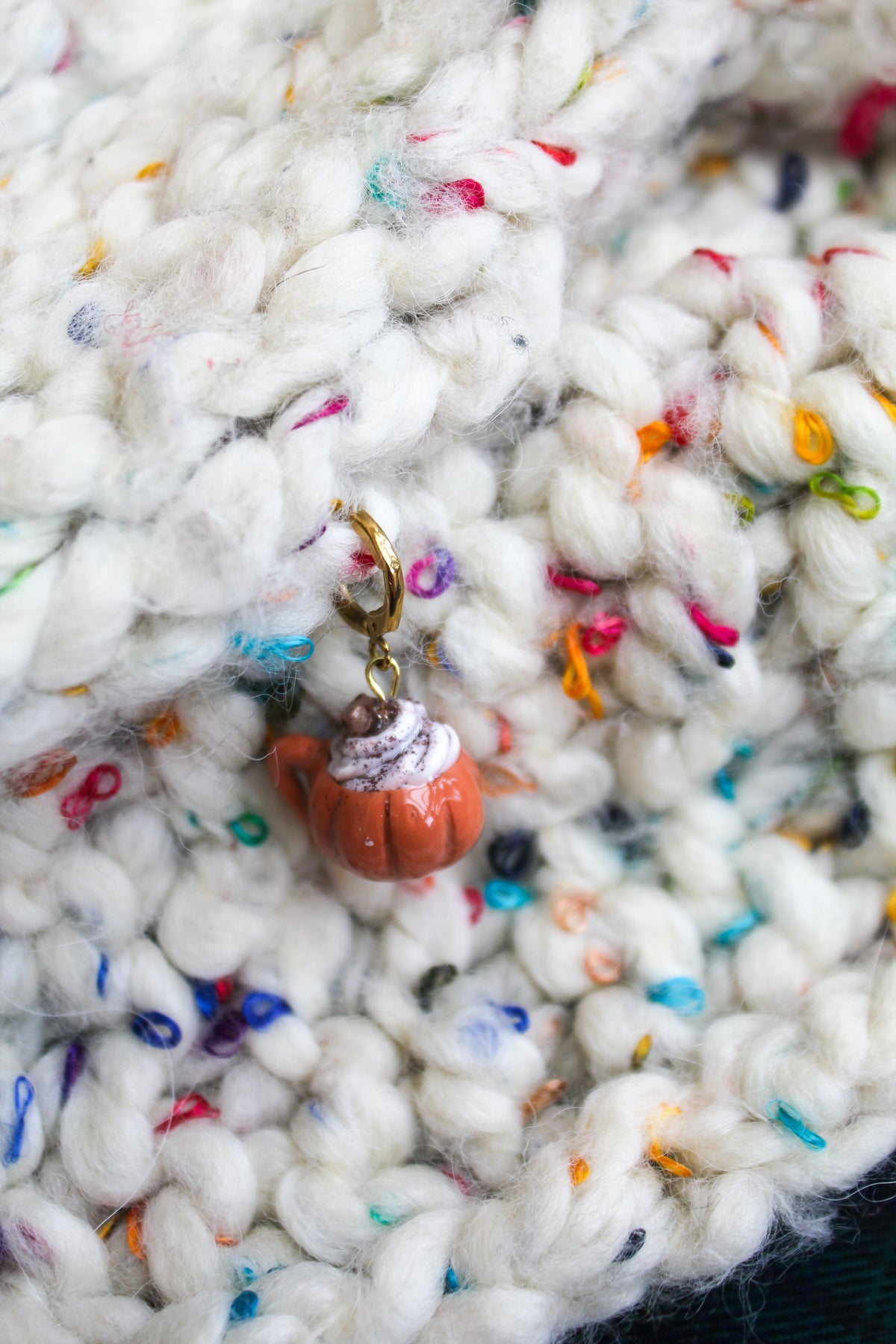 Pumkin latte - Marqueur tricot
