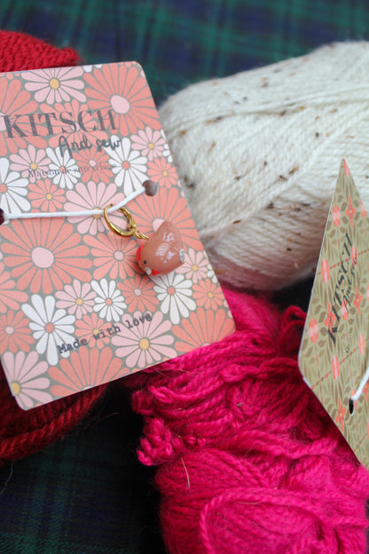 La poule rousse - Marqueur tricot