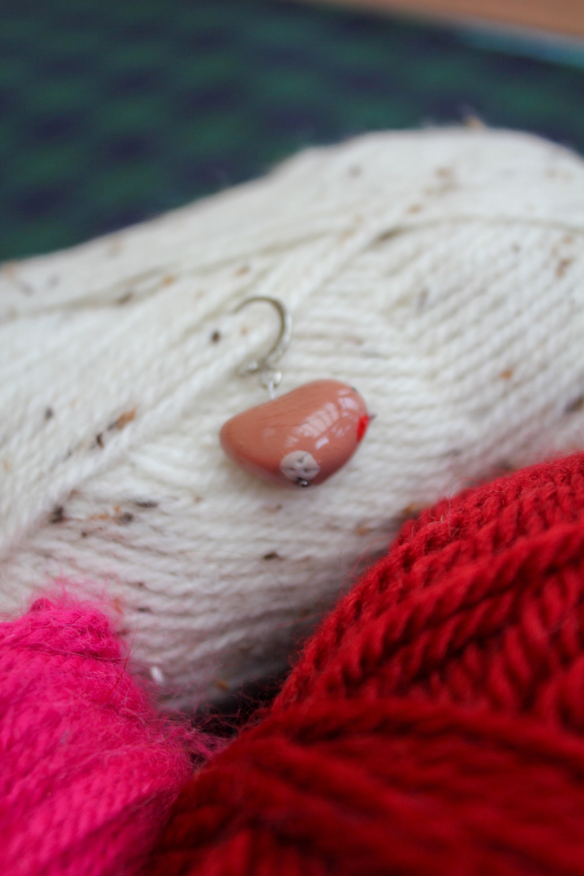 La poule rousse - Marqueur tricot